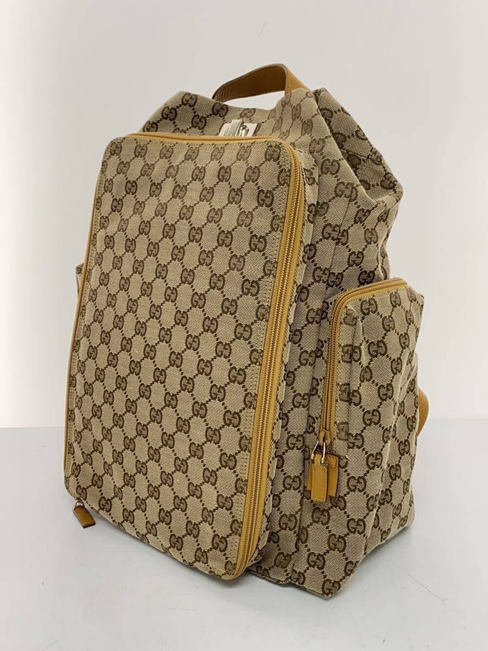 Gucci Canvas All Backpack over Black